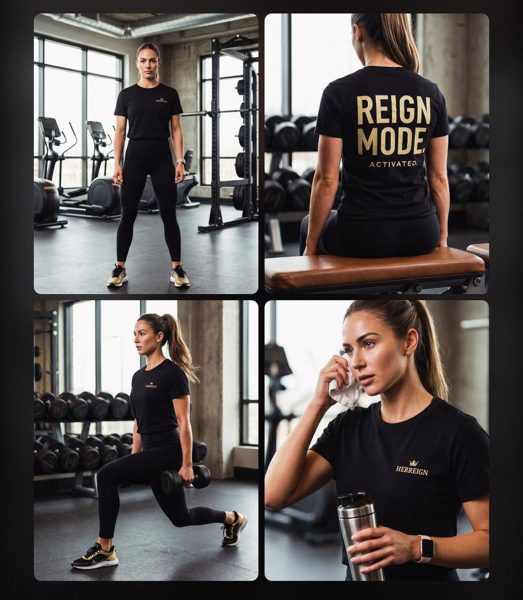 REIGN MODE Black Tee