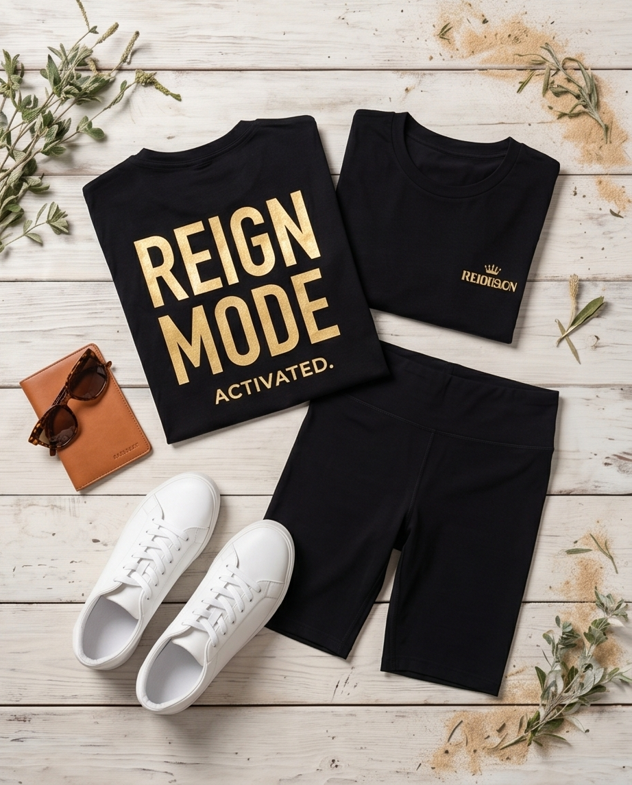 REIGN MODE Black Tee