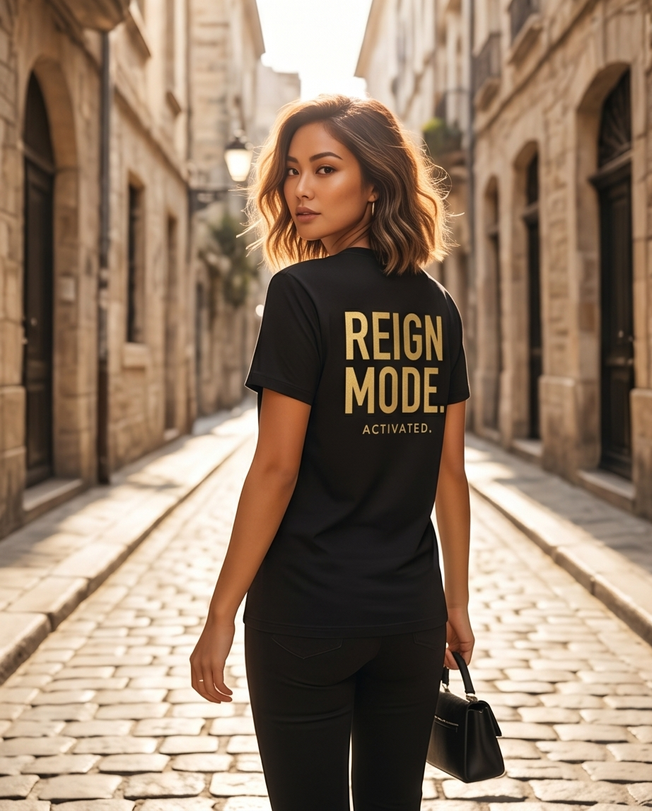 REIGN MODE Black Tee